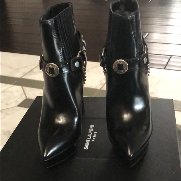 BNIB black Saint Laurent boots - Picture 2 of 7